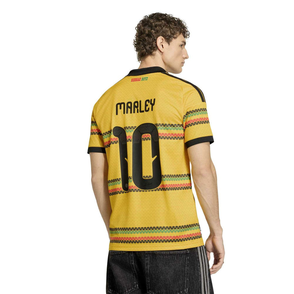 Bob Marley Jamaica National Team 2026 Home Replica Jersey Yellow | Adidas discount