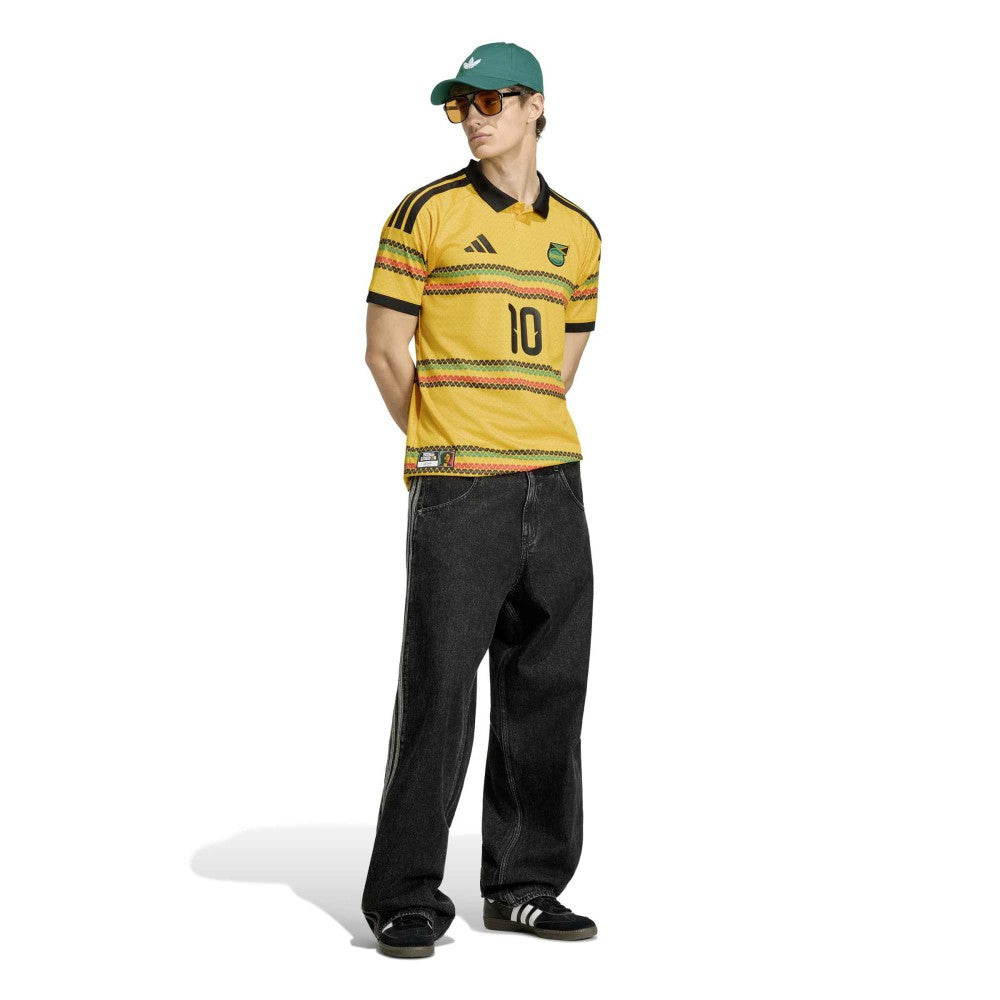 Bob Marley Jamaica National Team 2026 Home Replica Jersey Yellow | Adidas discount