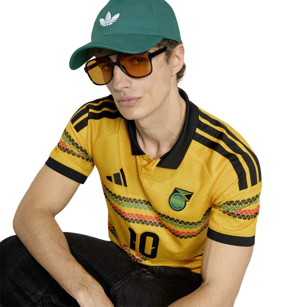 Bob Marley Jamaica National Team 2026 Home Replica Jersey Yellow | Adidas discount