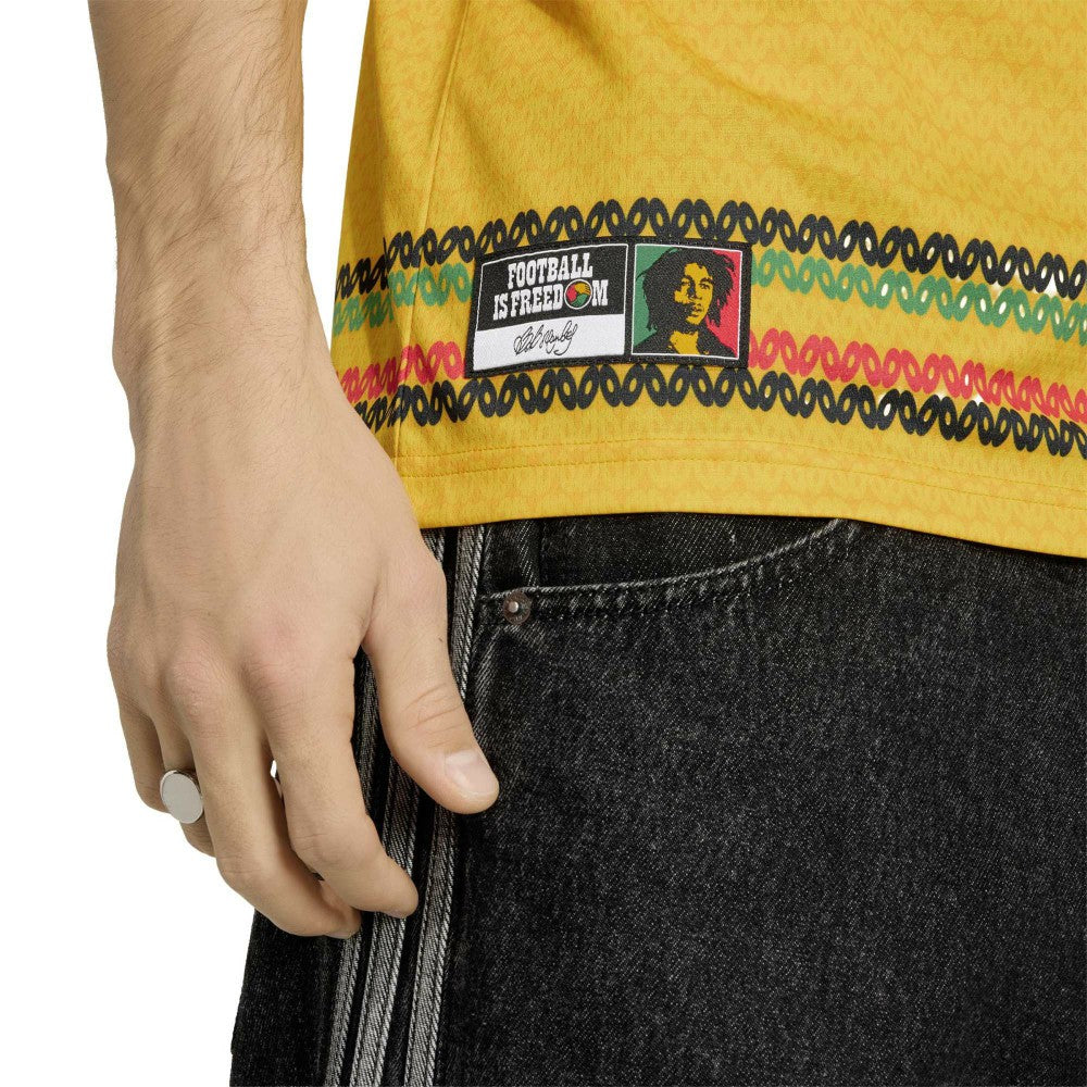 Bob Marley Jamaica National Team 2026 Home Replica Jersey Yellow | Adidas discount