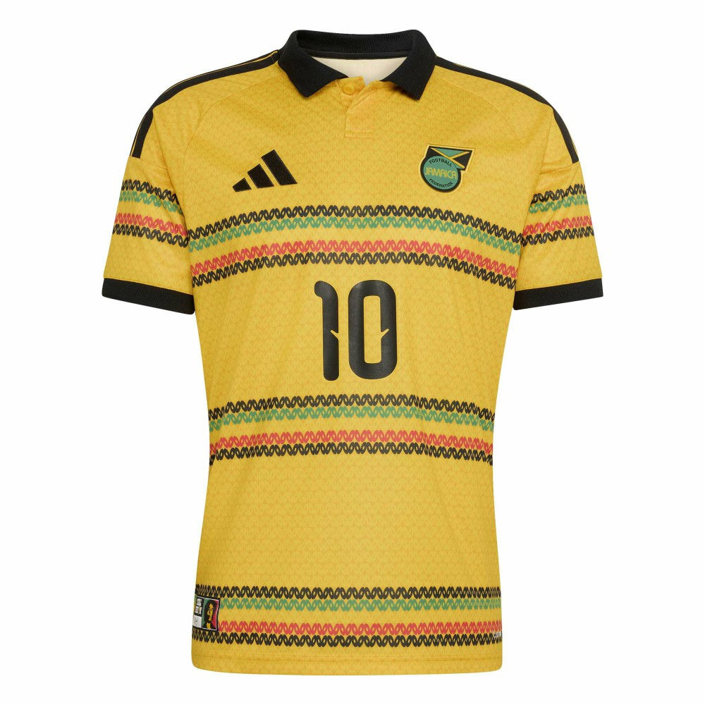 Bob Marley Jamaica National Team 2026 Home Replica Jersey Yellow | Adidas discount