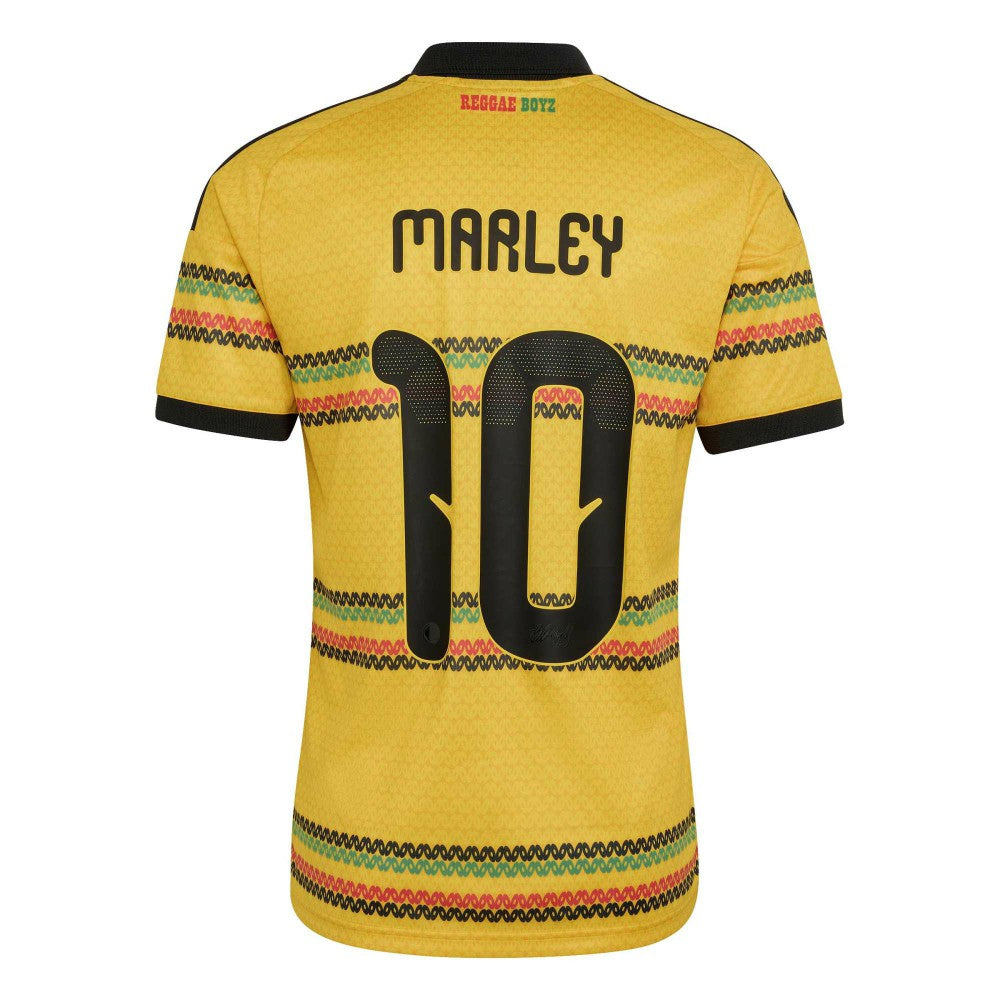 Bob Marley Jamaica National Team 2026 Home Replica Jersey Yellow | Adidas discount