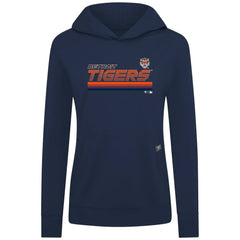 Detroit Tigers Levelwear Women's Relay Breaker Pullover Hoodie - MLB