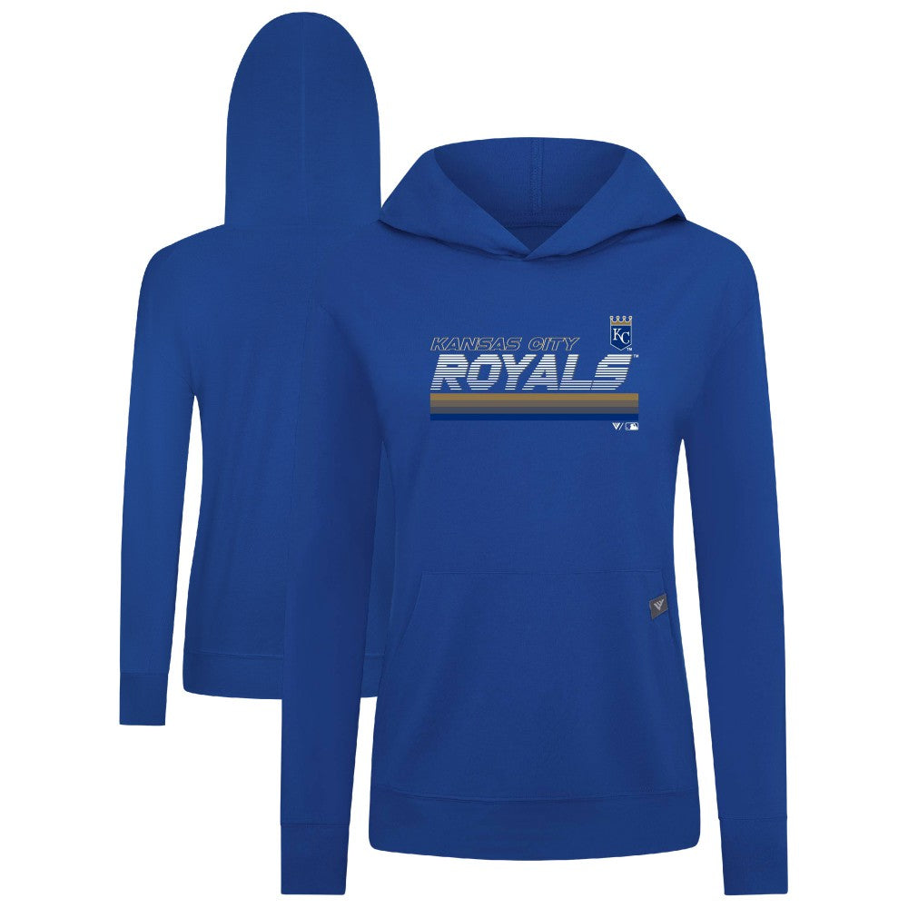 Kansas City Royals Levelwear Women's Relay Breaker Pullover Hoodie - MLB