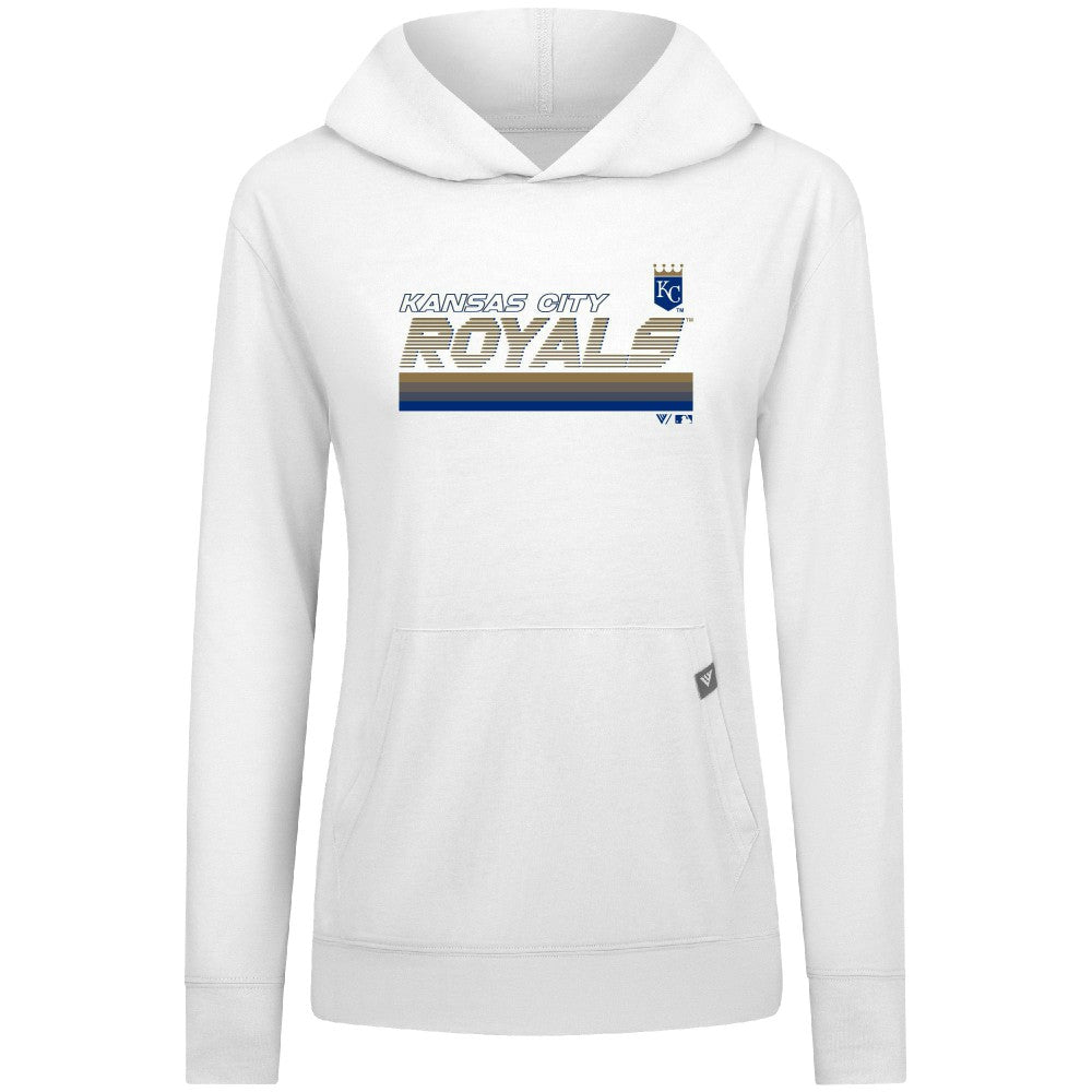 Kansas City Royals Levelwear Women's Relay Breaker Pullover Hoodie - MLB