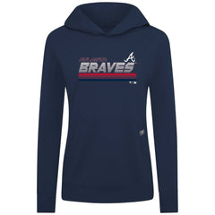 Atlanta Braves Levelwear Women's Relay Breaker Pullover Hoodie - MLB