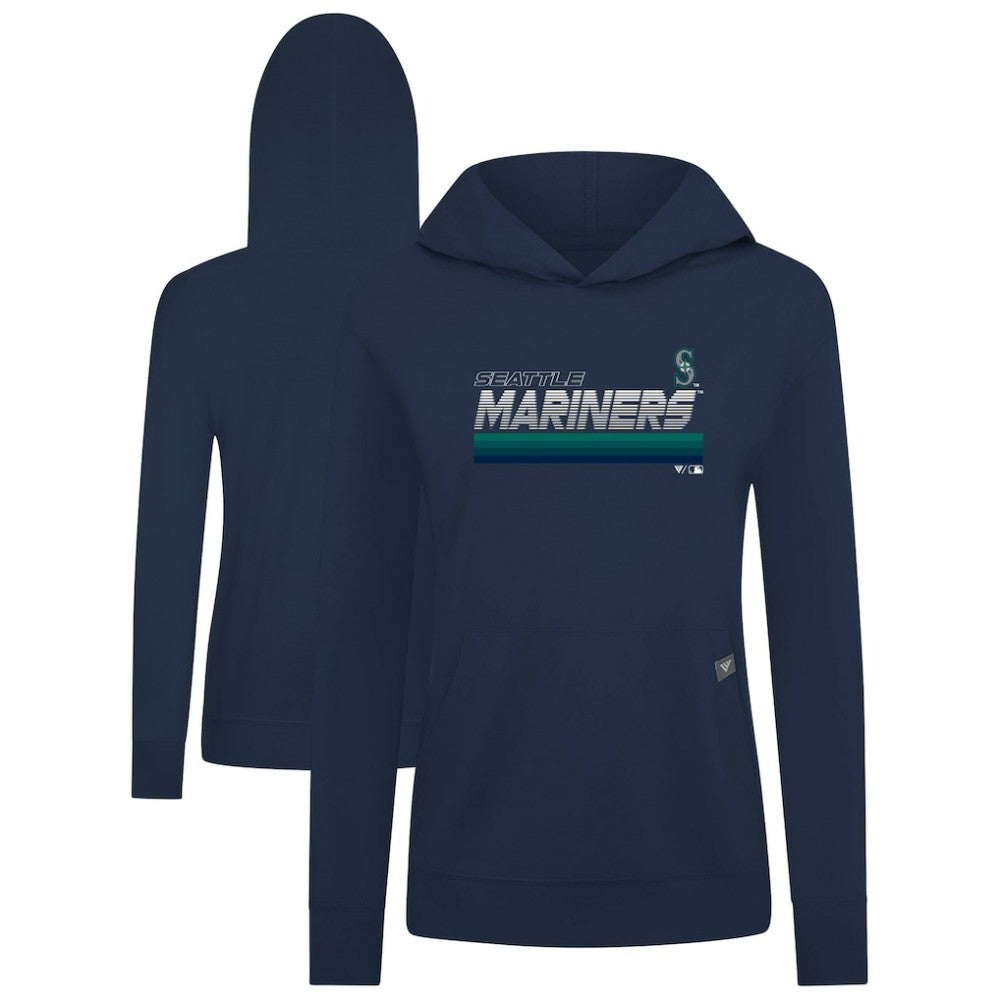 Seattle Mariners Levelwear Women's Relay Breaker Pullover Hoodie - MLB