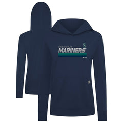 Seattle Mariners Levelwear Women's Relay Breaker Pullover Hoodie - MLB
