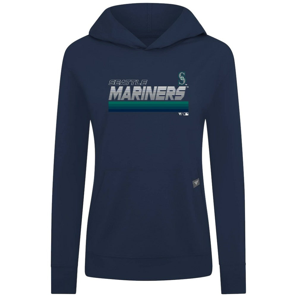 Seattle Mariners Levelwear Women's Relay Breaker Pullover Hoodie - MLB