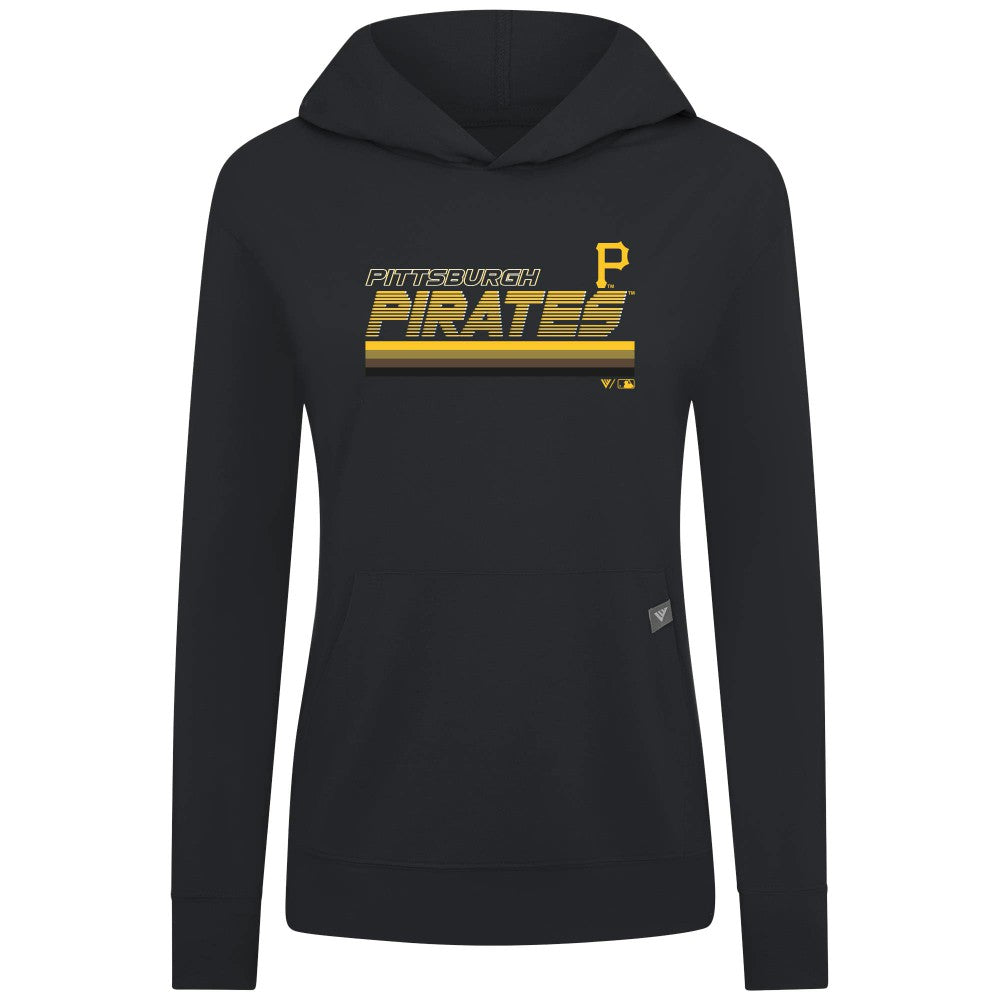 Pittsburgh Pirates Levelwear Women's Relay Breaker Pullover Hoodie - MLB