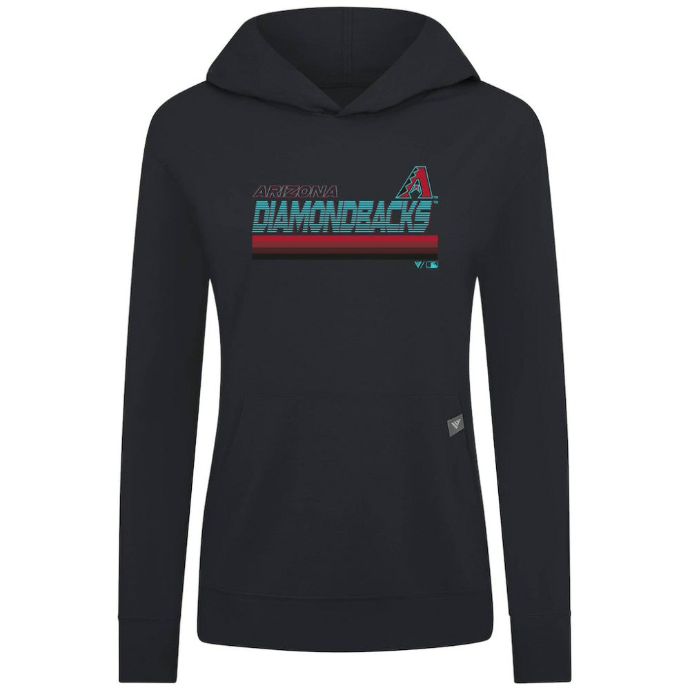 Arizona Diamondbacks Levelwear Women's Relay Breaker Pullover Hoodie - MLB