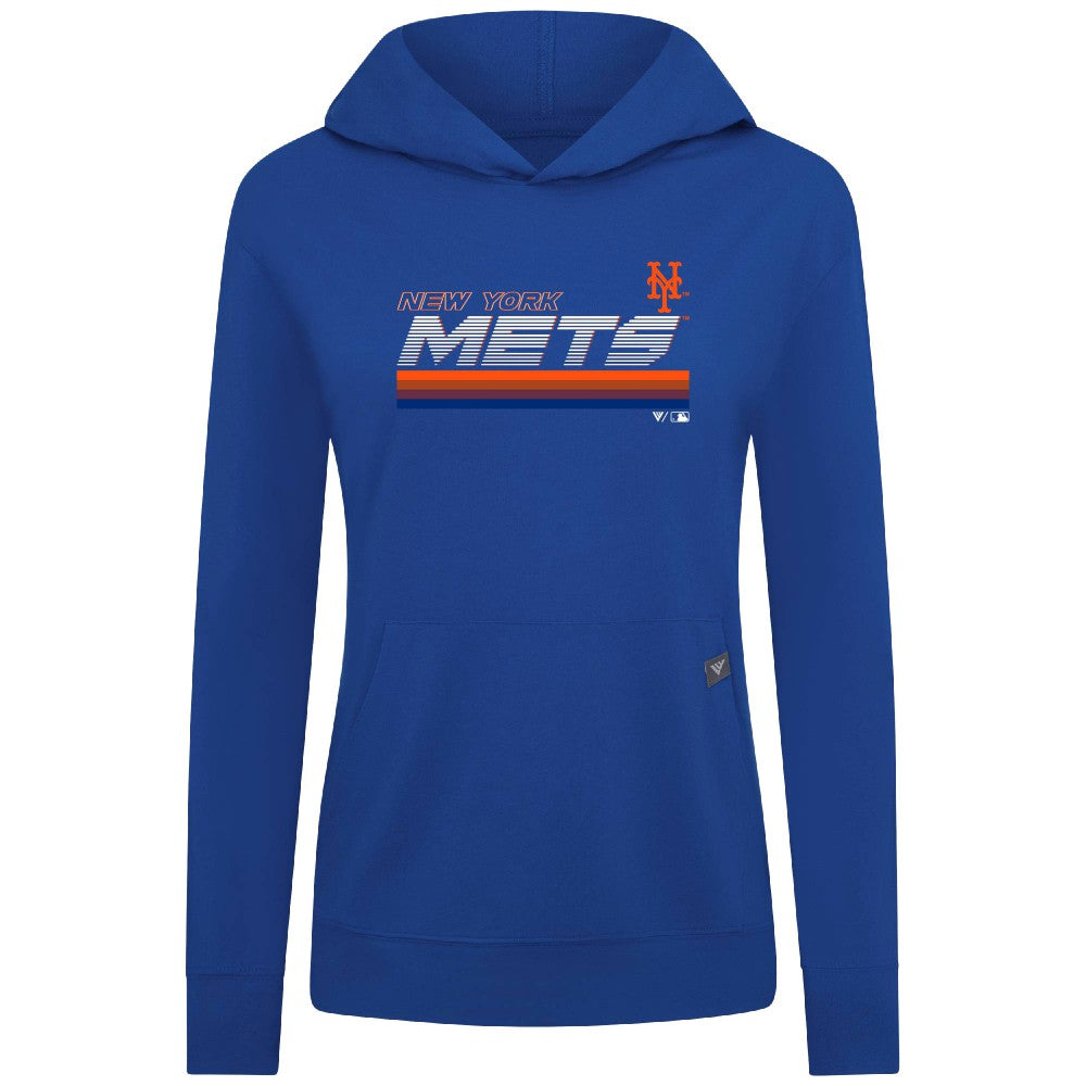 New York Mets Levelwear Women's Relay Breaker Pullover Hoodie - MLB