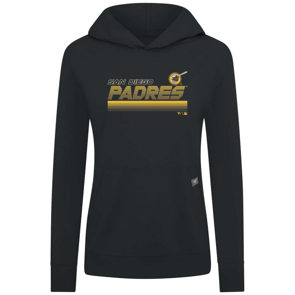 San Diego Padres Levelwear Women's Relay Breaker Pullover Hoodie - MLB