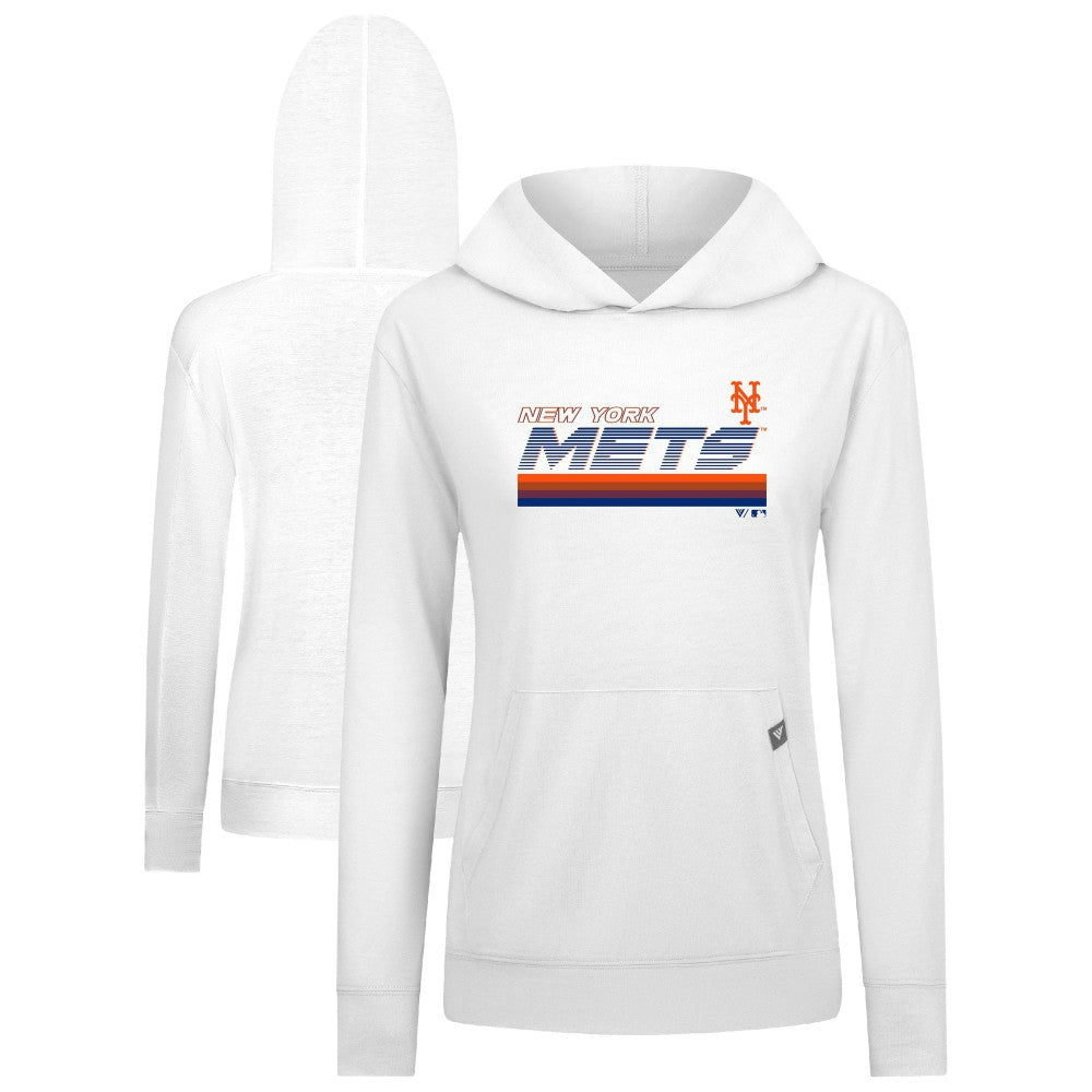New York Mets Levelwear Women's Relay Breaker Pullover Hoodie - MLB