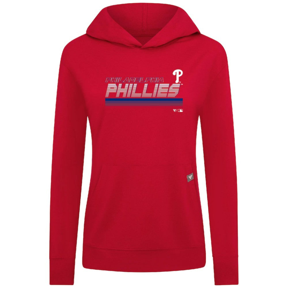 Philadelphia Phillies Levelwear Women's Relay Breaker Pullover Hoodie - MLB