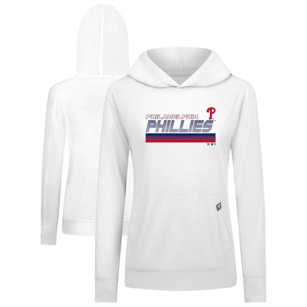 Philadelphia Phillies Levelwear Women's Relay Breaker Pullover Hoodie - MLB