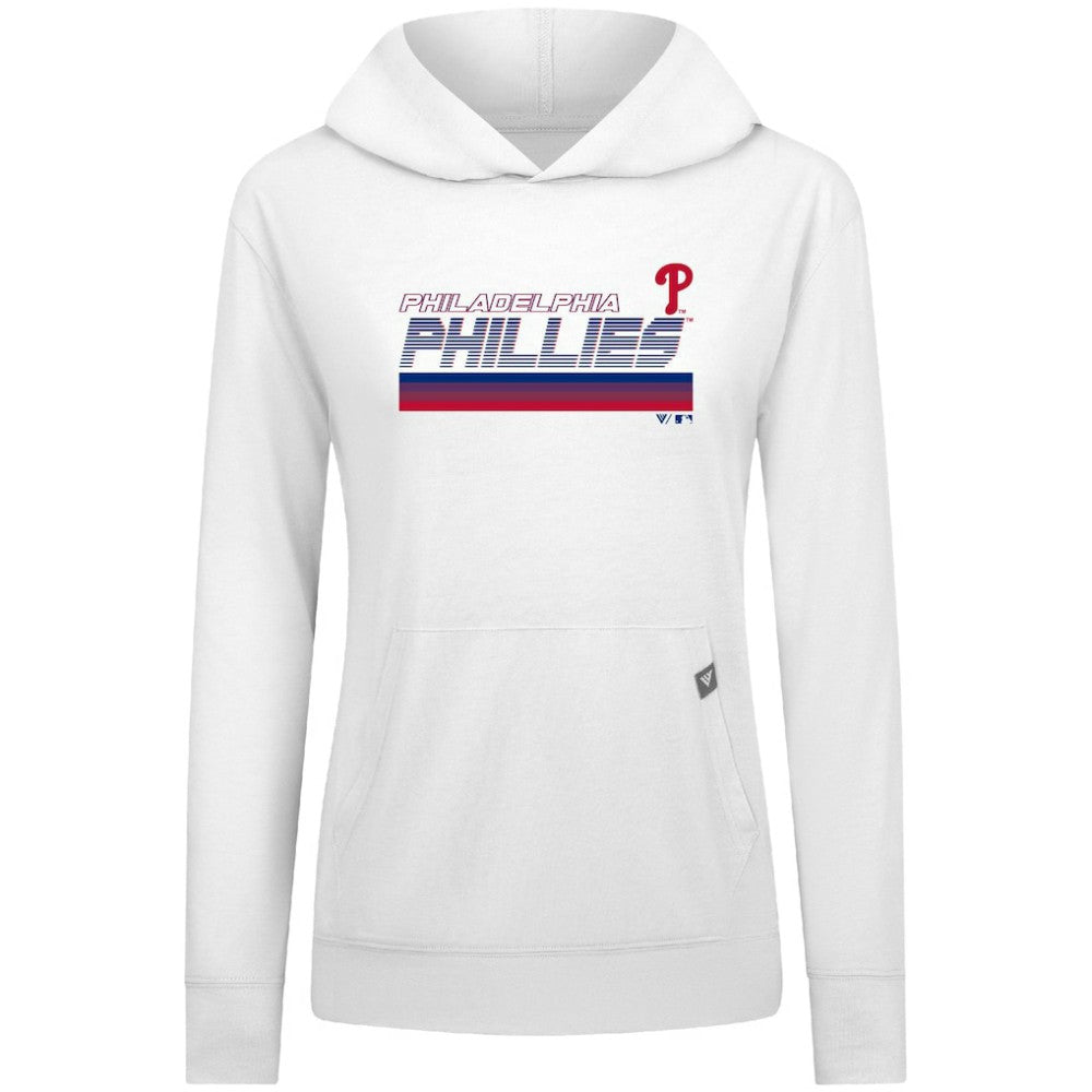 Philadelphia Phillies Levelwear Women's Relay Breaker Pullover Hoodie - MLB