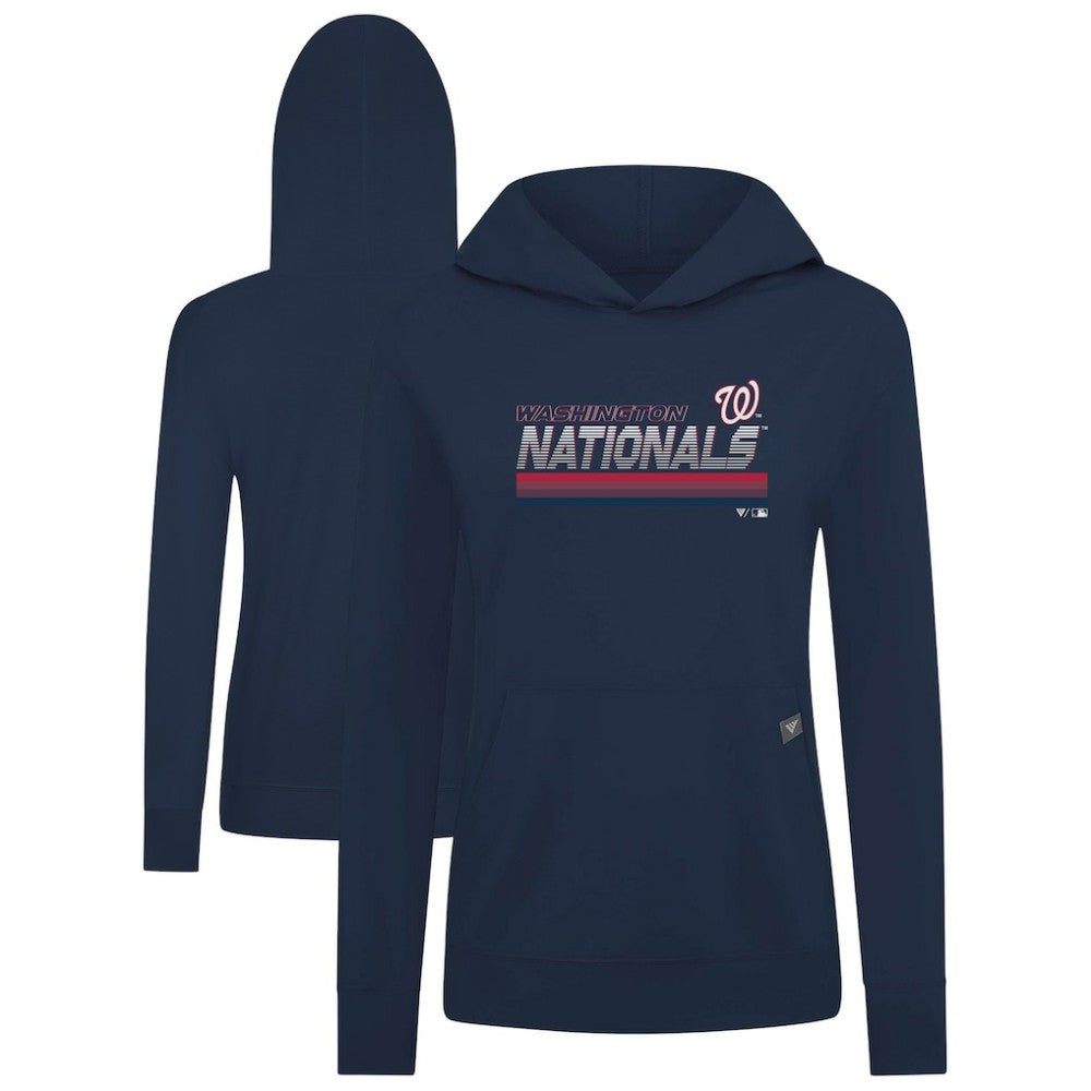 Washington Nationals Levelwear Women's Relay Breaker Pullover Hoodie - MLB