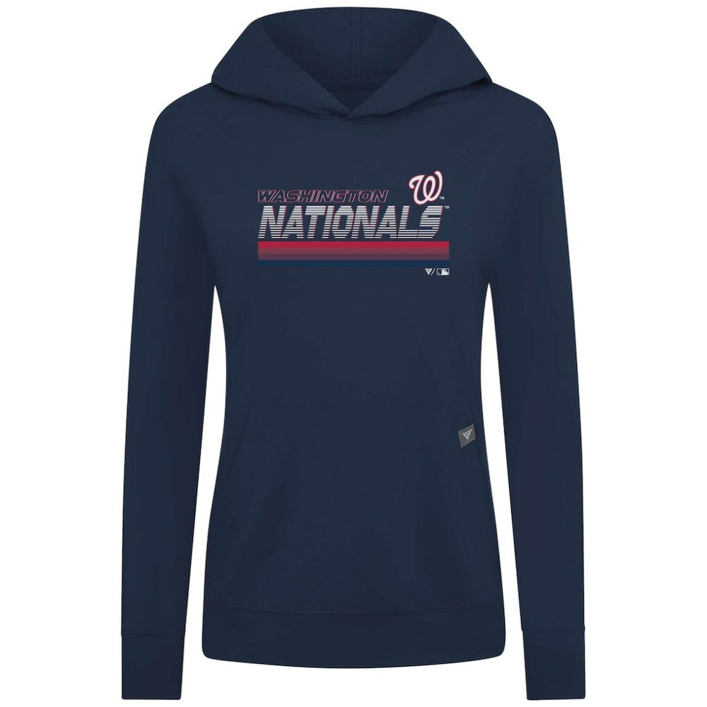 Washington Nationals Levelwear Women's Relay Breaker Pullover Hoodie - MLB