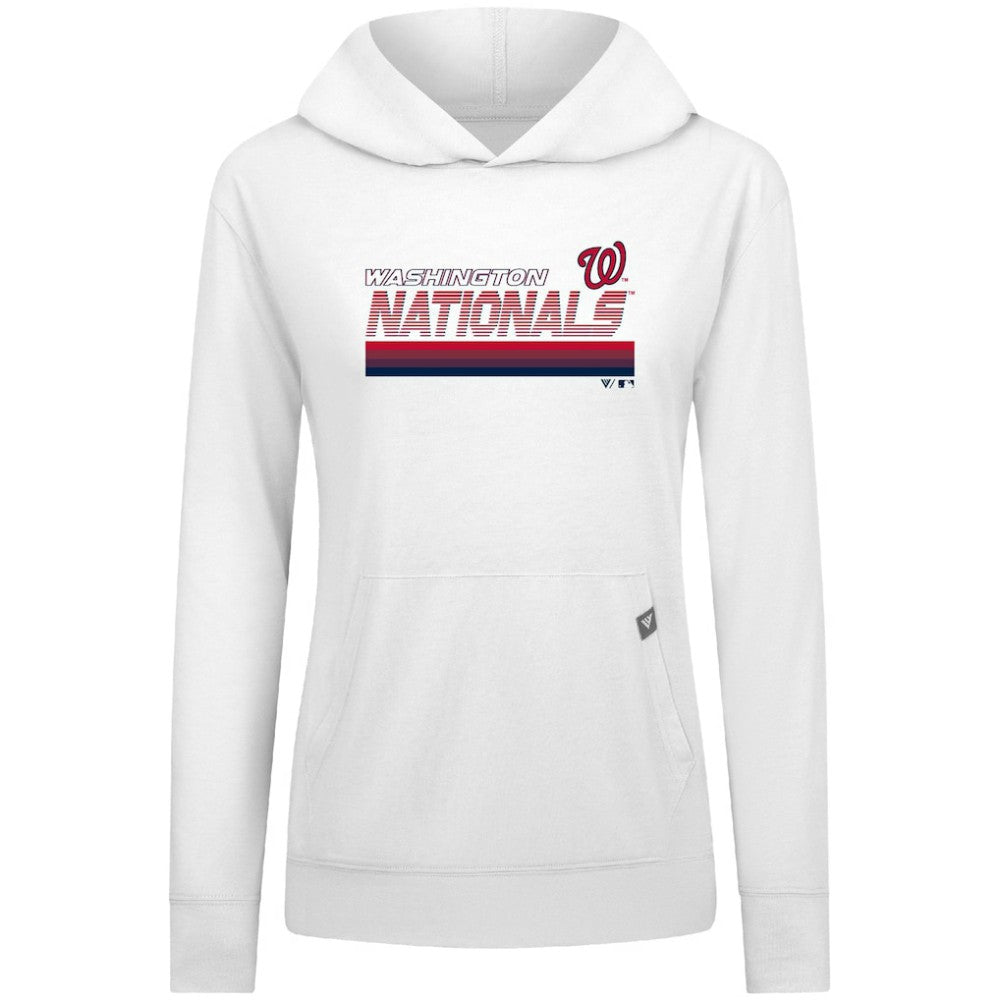 Washington Nationals Levelwear Women's Relay Breaker Pullover Hoodie - MLB