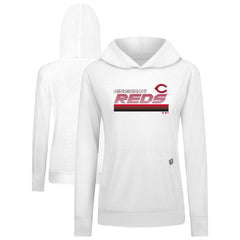 Cincinnati Reds Levelwear Women's Relay Breaker Pullover Hoodie - MLB