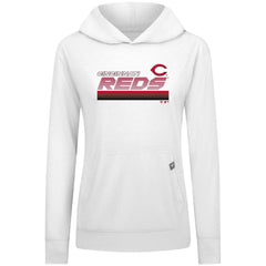 Cincinnati Reds Levelwear Women's Relay Breaker Pullover Hoodie - MLB