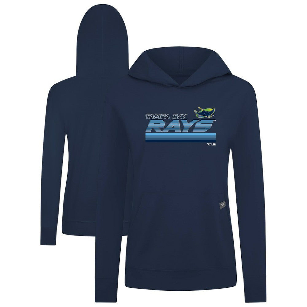 Tampa Bay Rays Levelwear Women's Relay Breaker Pullover Hoodie - MLB