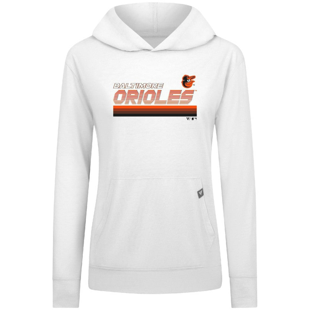 Baltimore Orioles Levelwear Women's Relay Breaker Pullover Hoodie - MLB