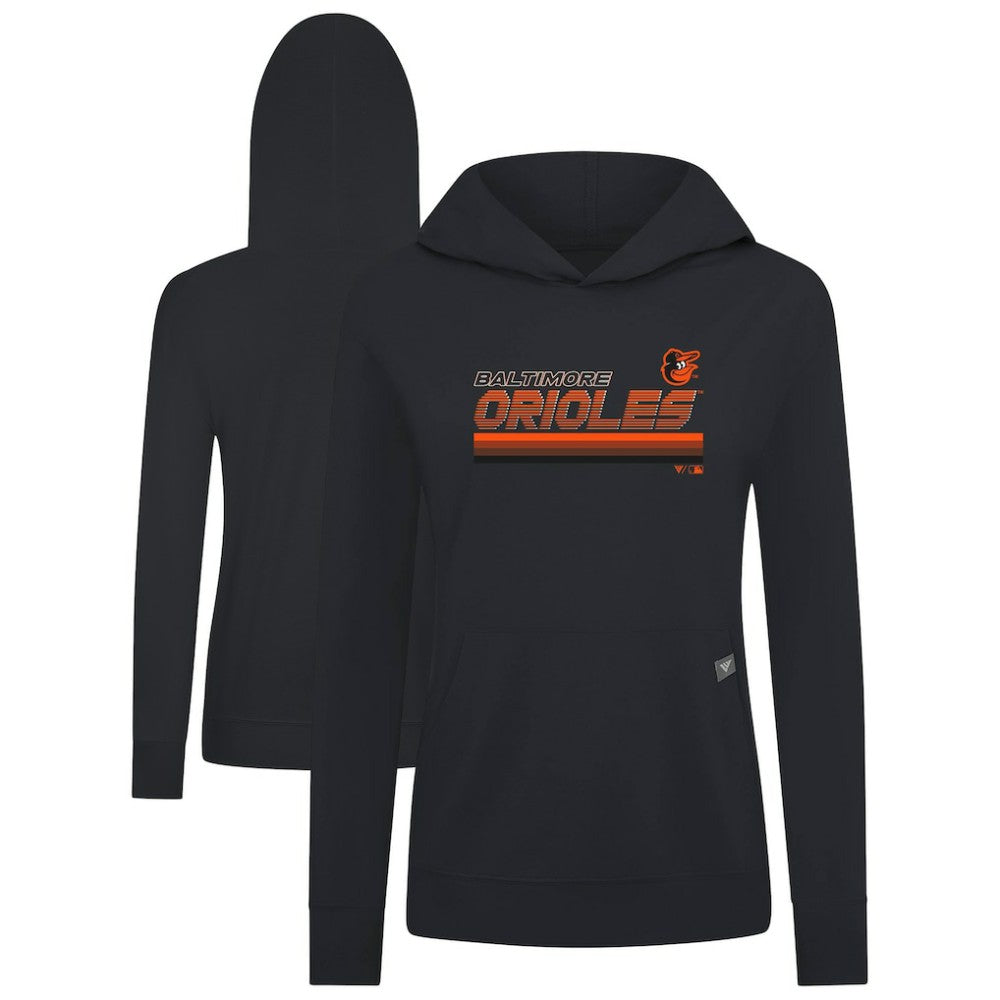 Baltimore Orioles Levelwear Women's Relay Breaker Pullover Hoodie - MLB