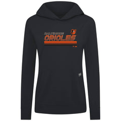 Baltimore Orioles Levelwear Women's Relay Breaker Pullover Hoodie - MLB