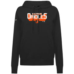 Baltimore Orioles Levelwear Women's Adorn Retro 3D Pullover Hoodie - MLB