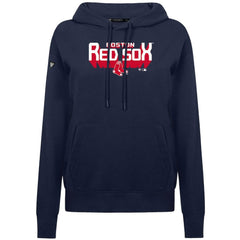 Boston Red Sox Levelwear Women's Adorn Retro 3D Pullover Hoodie - MLB