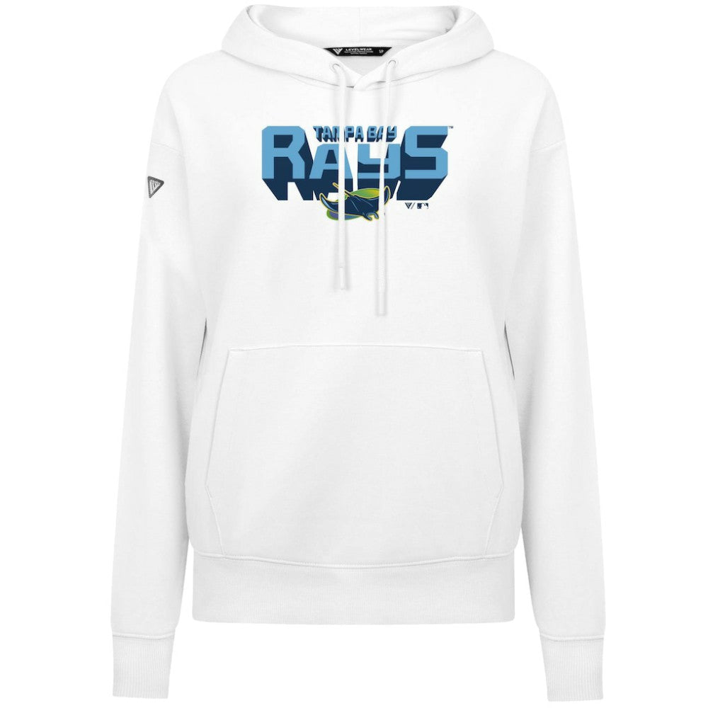 Tampa Bay Rays Levelwear Women's Adorn Retro 3D Pullover Hoodie - MLB