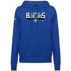 Toronto Blue Jays Levelwear Women's Adorn Retro 3D Pullover Hoodie - MLB