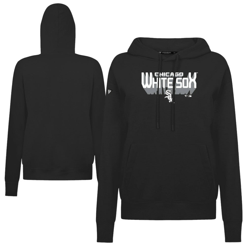 Chicago White Sox Levelwear Women's Adorn Retro 3D Pullover Hoodie - MLB