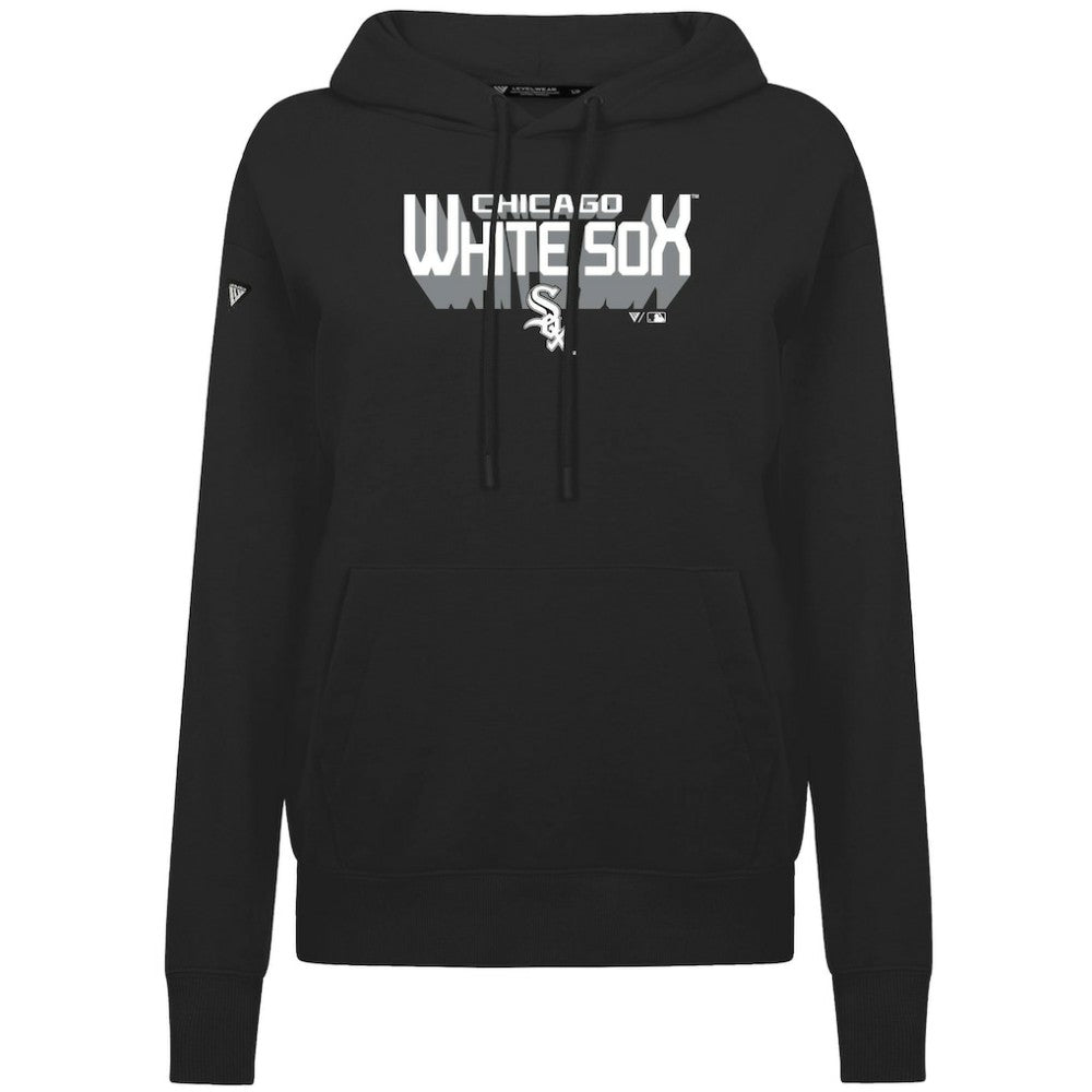 Chicago White Sox Levelwear Women's Adorn Retro 3D Pullover Hoodie - MLB