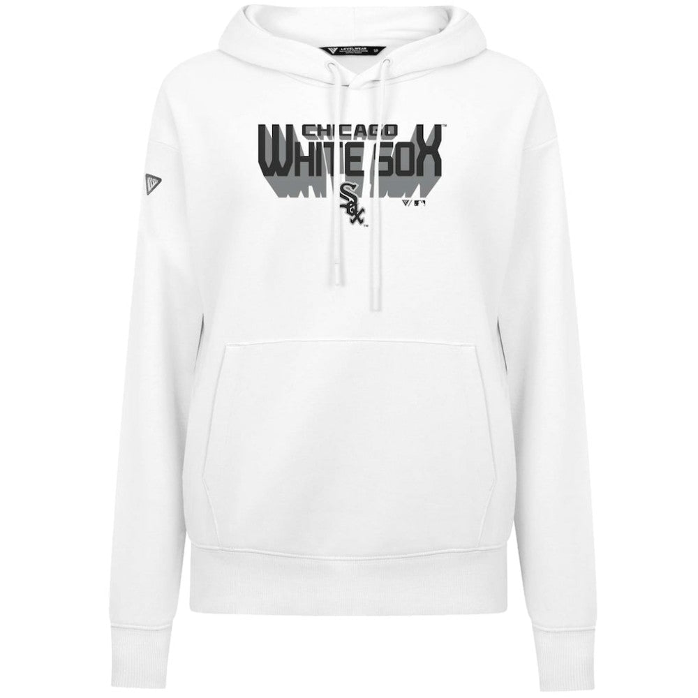 Chicago White Sox Levelwear Women's Adorn Retro 3D Pullover Hoodie - MLB