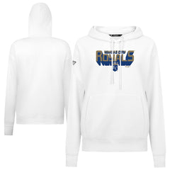 Kansas City Royals Levelwear Women's Adorn Retro 3D Pullover Hoodie - MLB