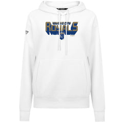 Kansas City Royals Levelwear Women's Adorn Retro 3D Pullover Hoodie - MLB