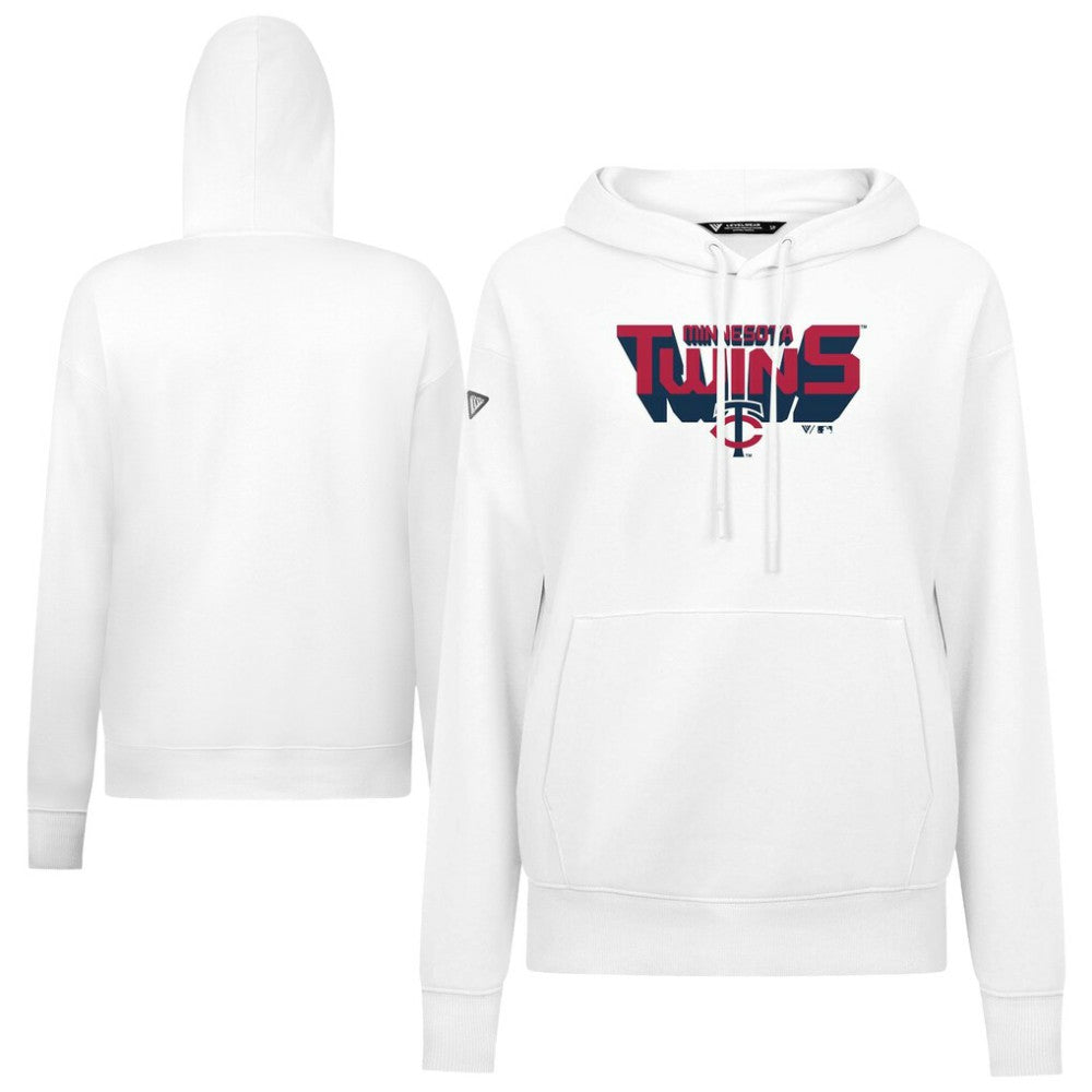 Minnesota Twins Levelwear Women's Adorn Retro 3D Pullover Hoodie - MLB