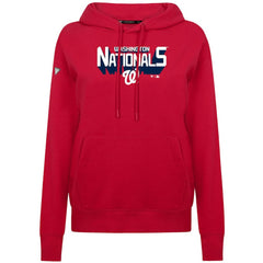 Washington Nationals Levelwear Women's Adorn Retro 3D Pullover Hoodie - MLB