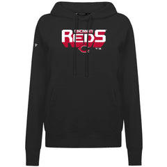 Cincinnati Reds Levelwear Women's Adorn Retro 3D Pullover Hoodie - MLB