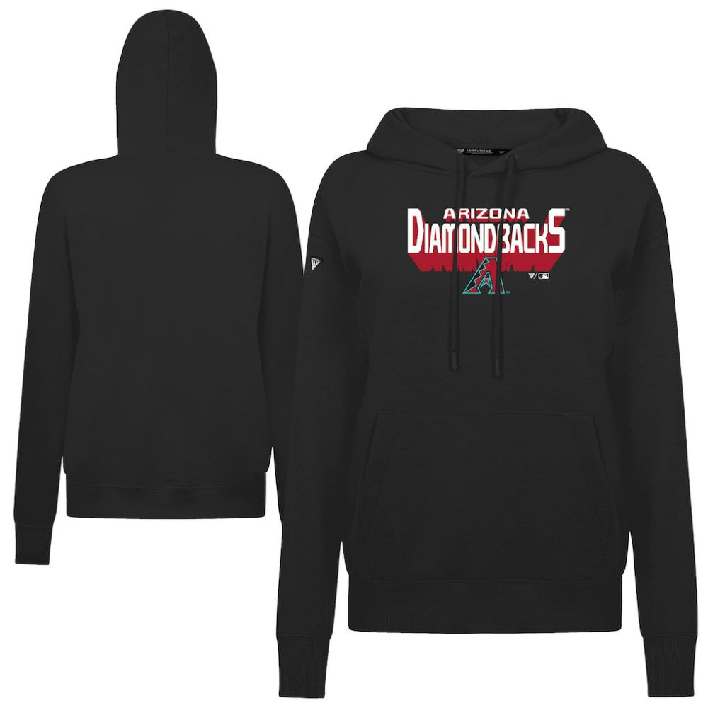 Arizona Diamondbacks Levelwear Women's Adorn Retro 3D Pullover Hoodie - MLB
