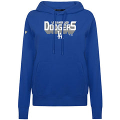 Los Angeles Dodgers Levelwear Women's Adorn Retro 3D Pullover Hoodie - MLB