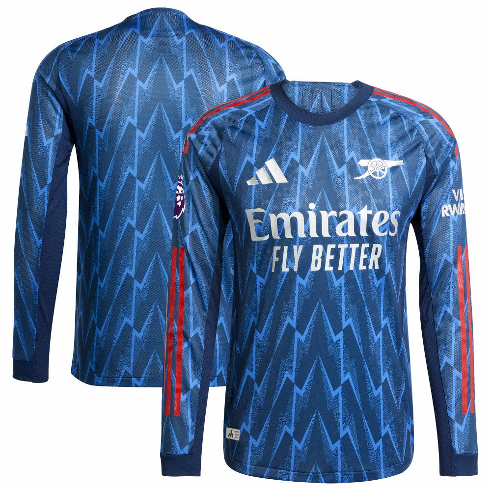 Arsenal 2025/26 Away Long Sleeve Jersey with Patch Blue | Adidas discount