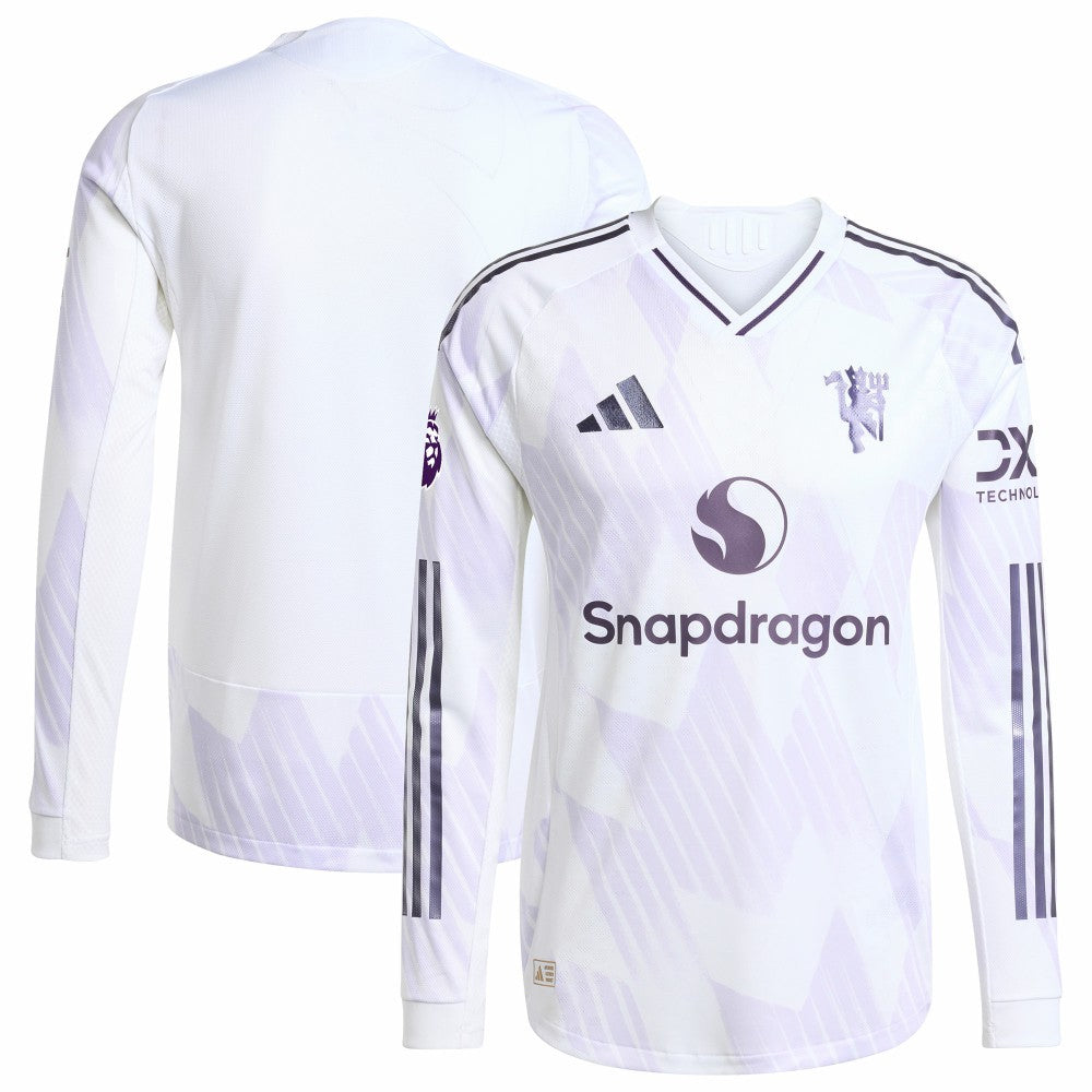 Manchester United 2025/26 Away Long Sleeve Jersey White | Adidas online