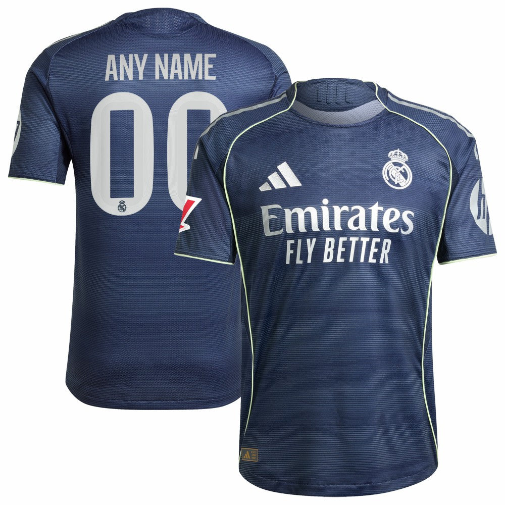 Real Madrid 2025/26 Away Custom Jersey Blue | Adidas online