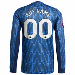 Arsenal 2025/26 Away Long Sleeve Custom Jersey Blue | Adidas online