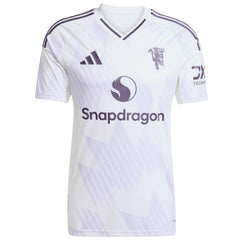 Manchester United 2025/26 Away Replica Custom Jersey White | Adidas