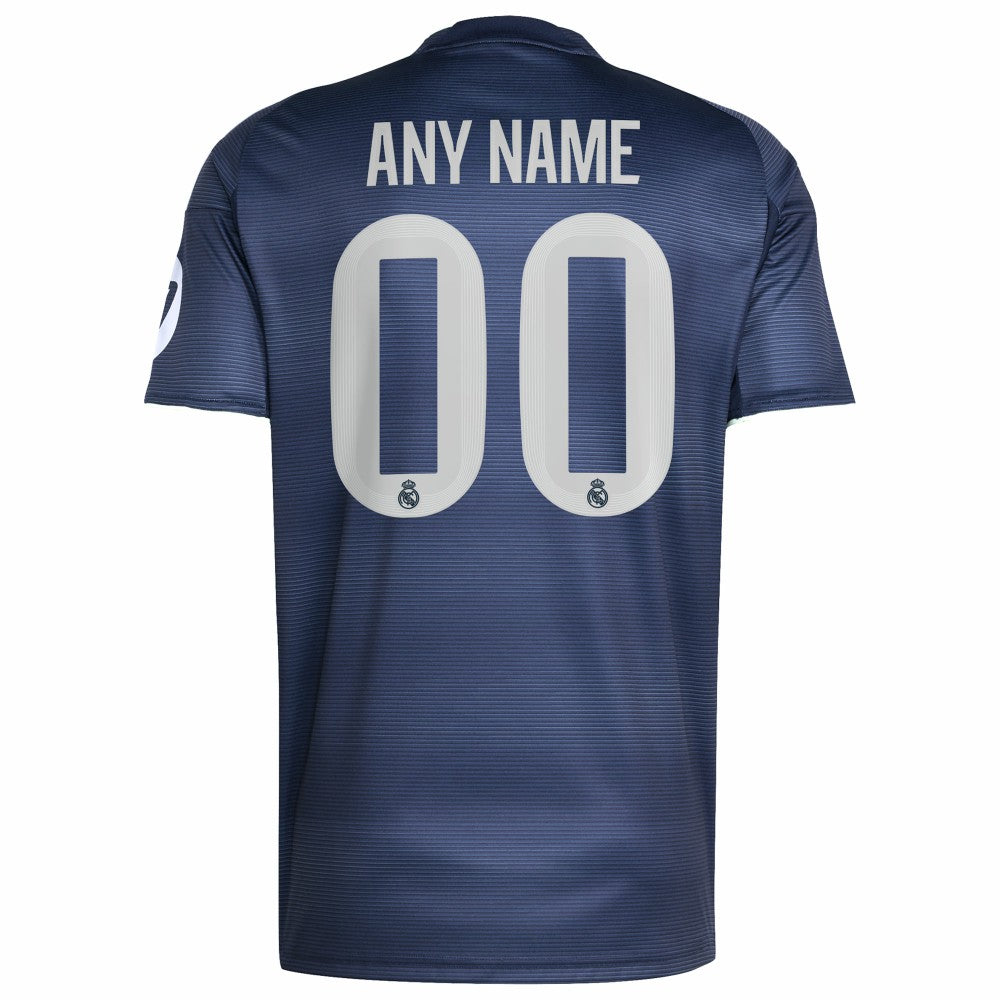 Real Madrid 2025/26 Away Replica Custom Jersey Blue | Adidas discount
